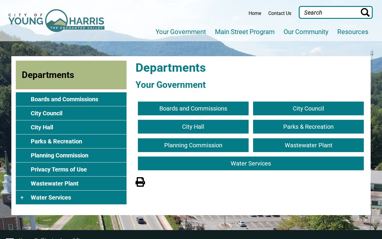 Young Harris warrant records city departments and contact page